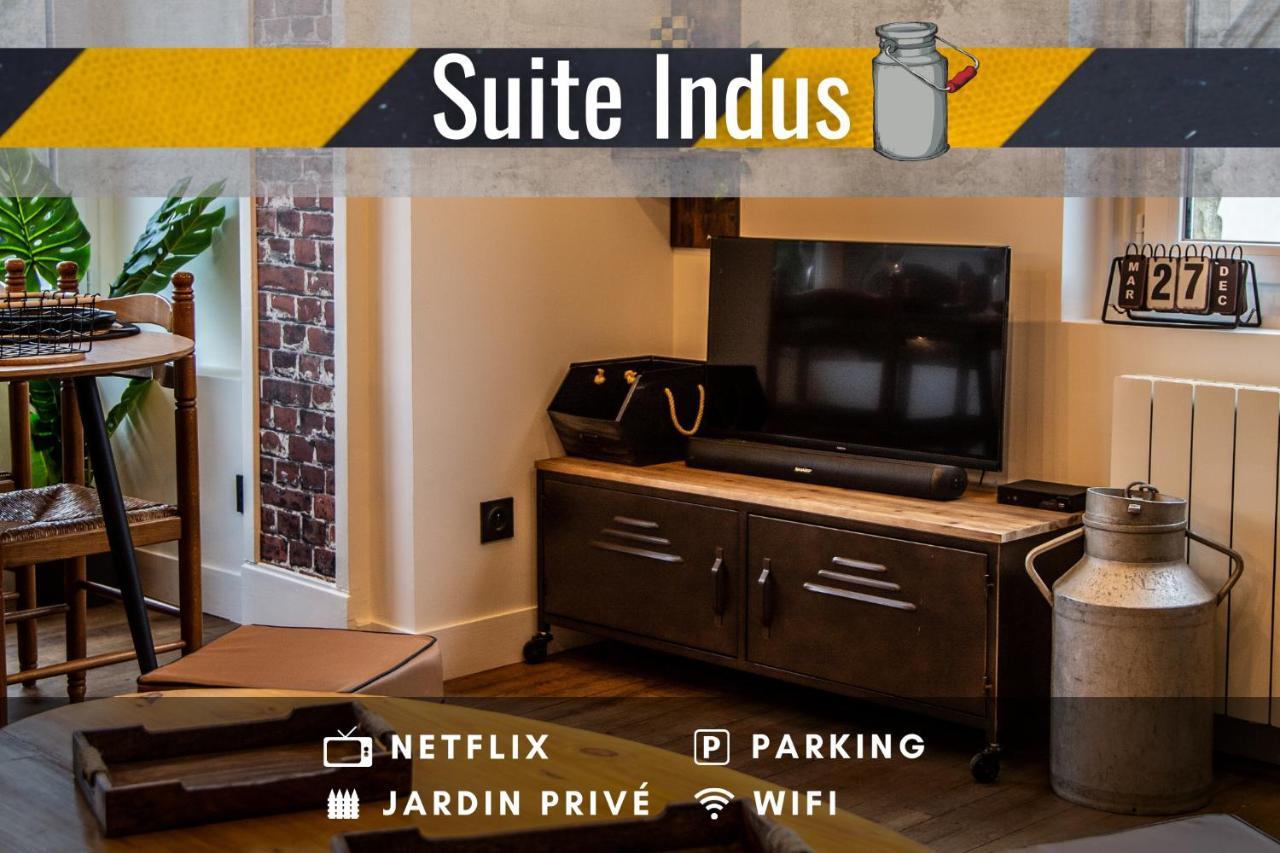 Appartement Indus - Jardin Avec Jacuzzi Et Parking - Le Manoir Aux Pommes Orbec